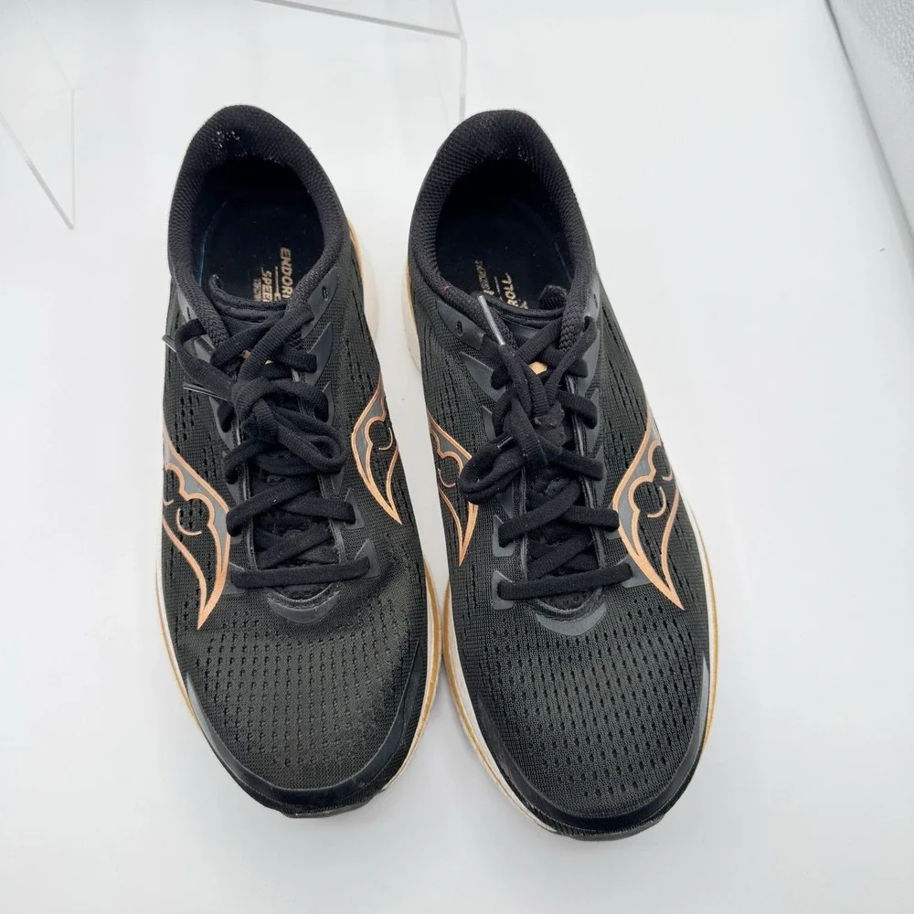 Saucony Endorphin Speed 3 Black Gold Running Shoes Mens 10.5 S20756-10